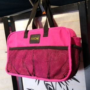 Avon bag organizer purse makeup case consultant